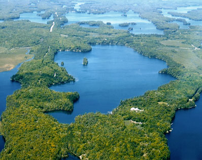 Clear Lake from above